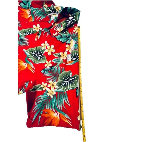 Vintage Alvish Enjoy Life Hawaiian Shirt sz Medium Vacation Cruise Island Wear - Picture 12 of 13